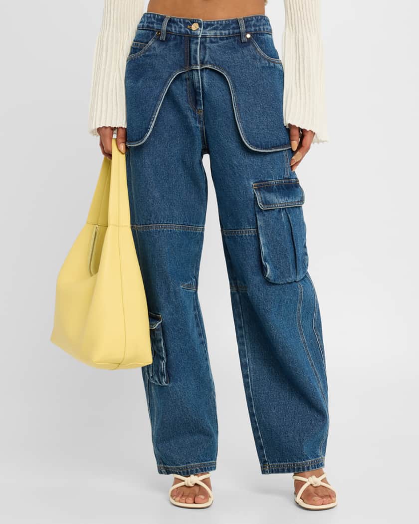 Mountfield Barrel-Leg Utility Jeans