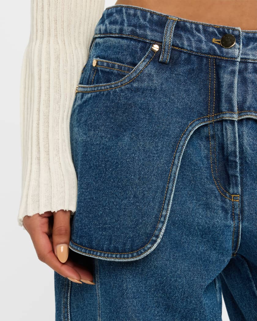 Mountfield Barrel-Leg Utility Jeans
