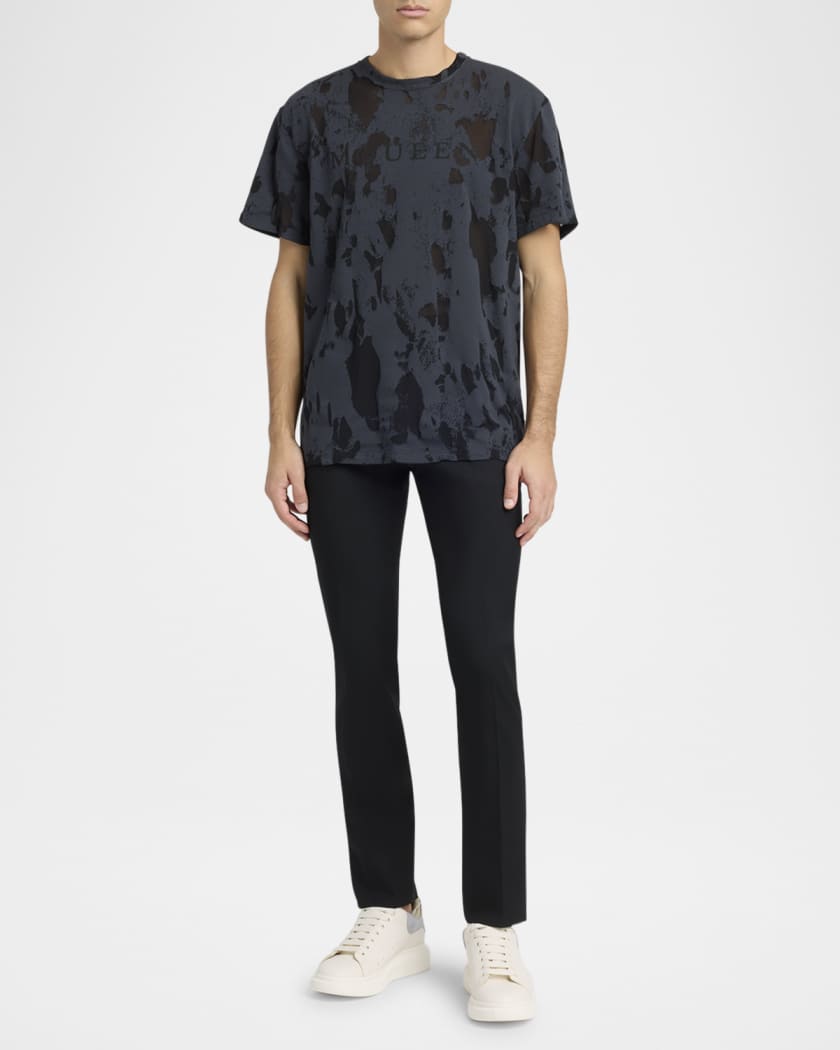 Men's Oversized Leather Low-Top Sneakers