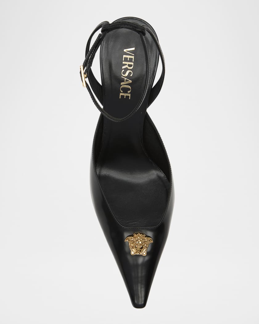 La Medusa Calfskin Leather Pumps