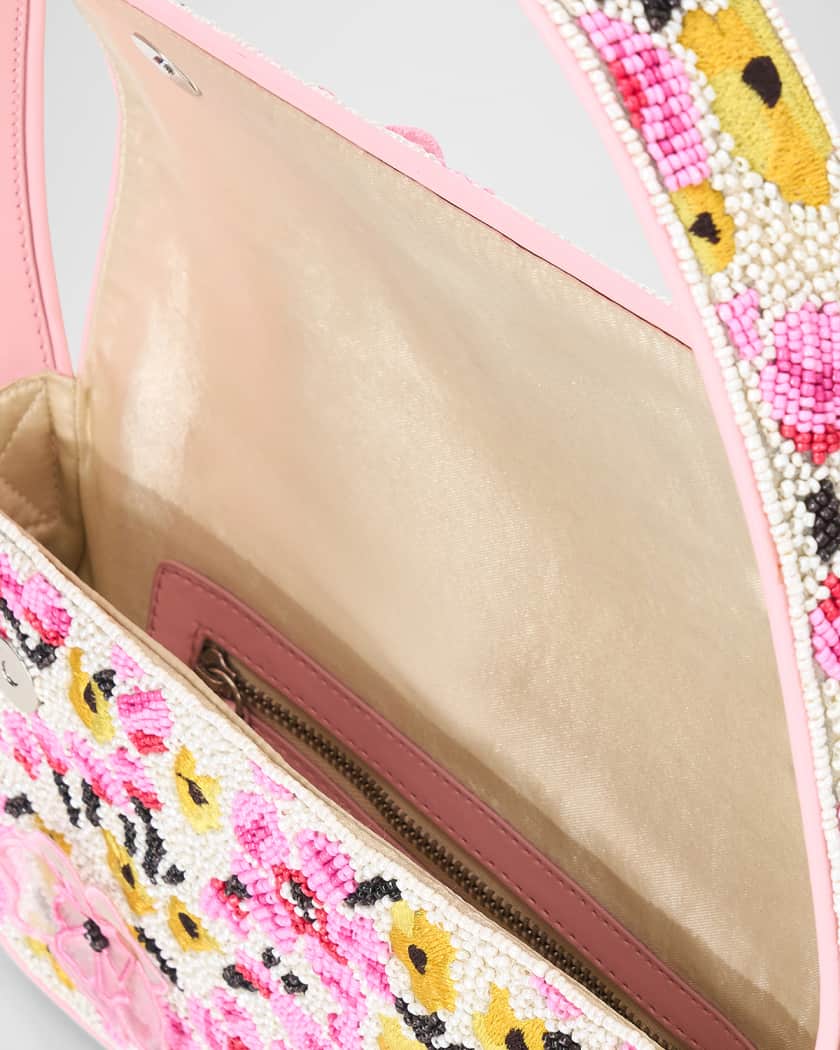 Tommy Beaded Flap Shoulder Bag