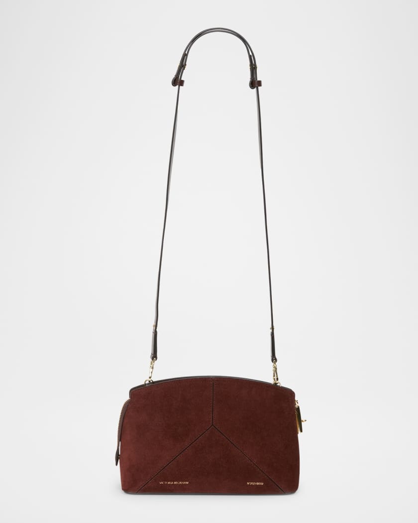 ショルダーバッグ・ポシェット VICTORIA VICTORIA BECKHAM Crossbody bags B424AAC005981A Victoria Crossbody Bag In Khaki Grained Leather – Victoria
