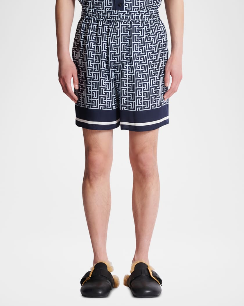 Men's Monogram Pull-On Shorts