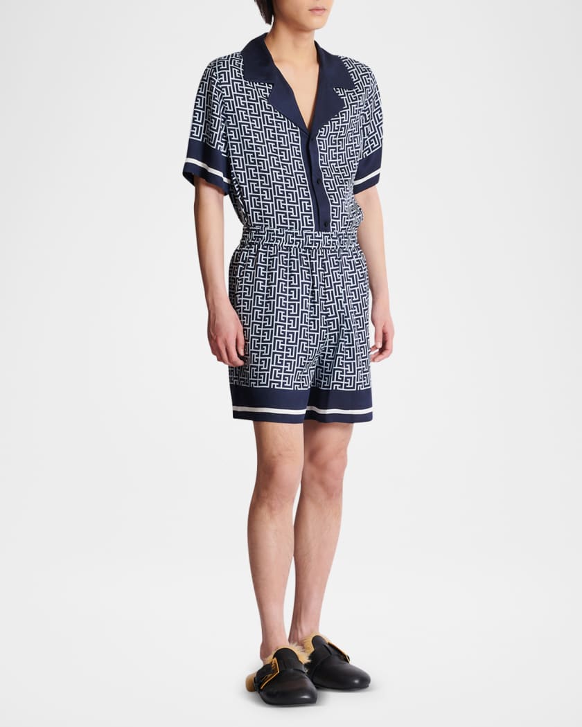 Men's Monogram Pull-On Shorts