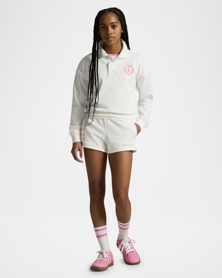 が大特価！ Polo Girl's Lauren Ralph Embroidered S-XL Size Sweatshirt, トップス
