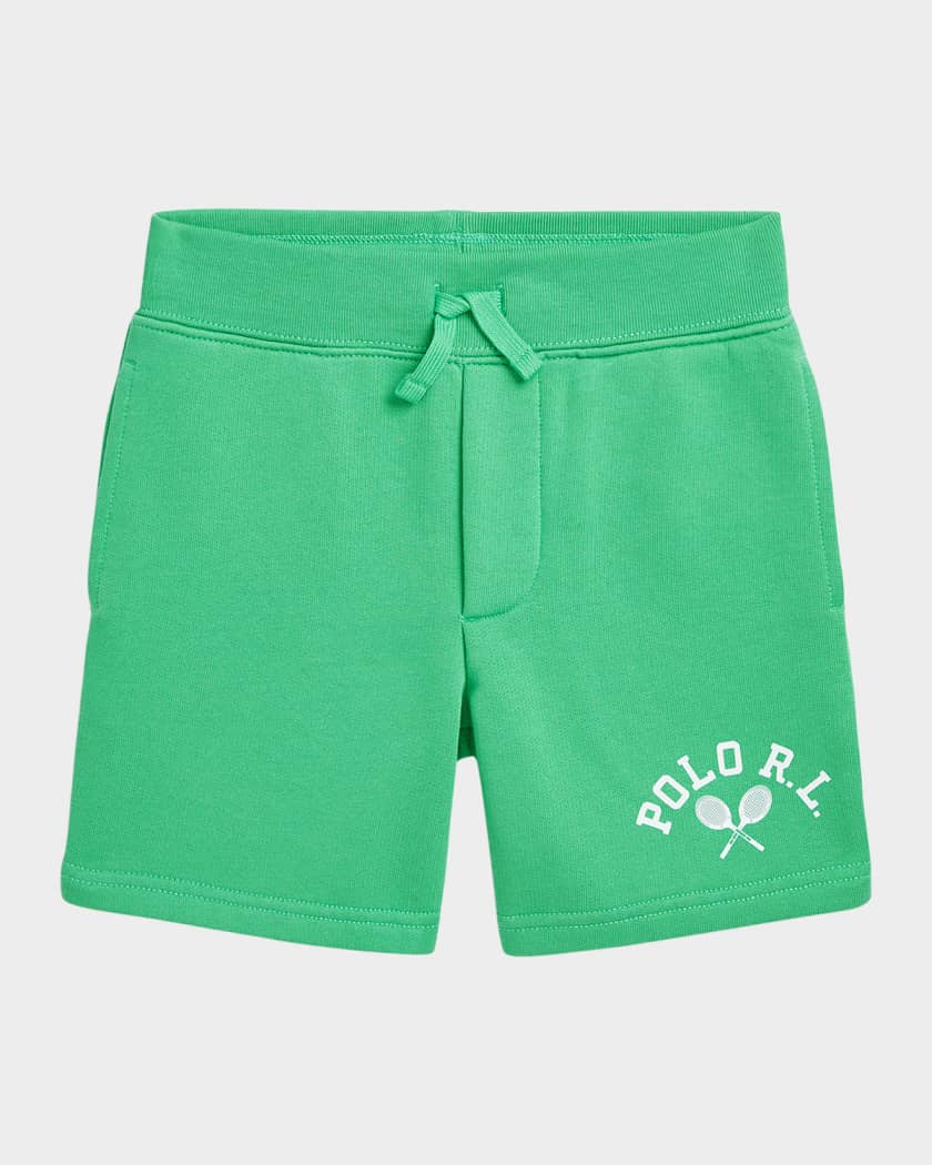 Ralph Lauren Boy's Tennis-Inspired Fleece Shorts, Size 2-7 | Neiman Marcus