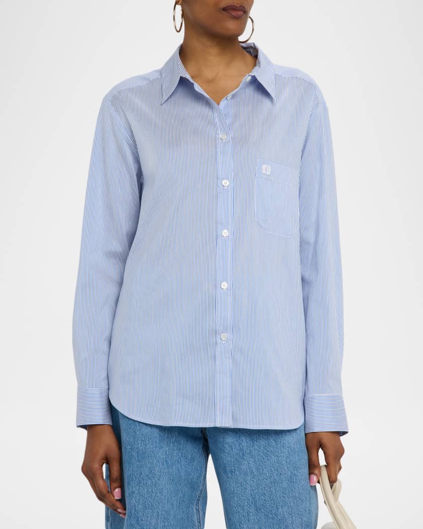 Catalina Striped Button-Down Shirt