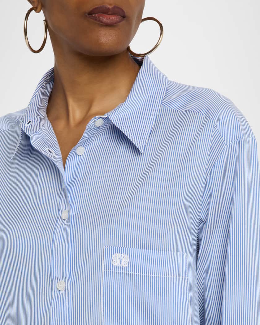 Catalina Striped Button-Down Shirt