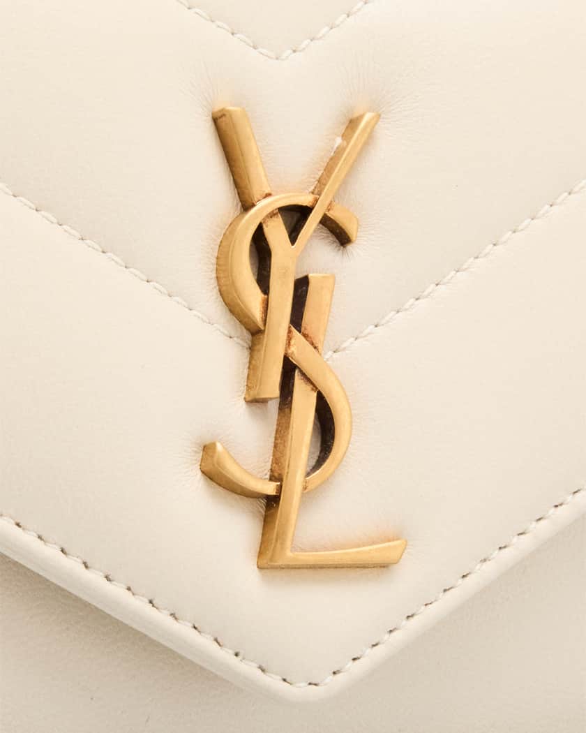 Loulou Mini YSL Chain Crossbody Bag in Quilted Leather