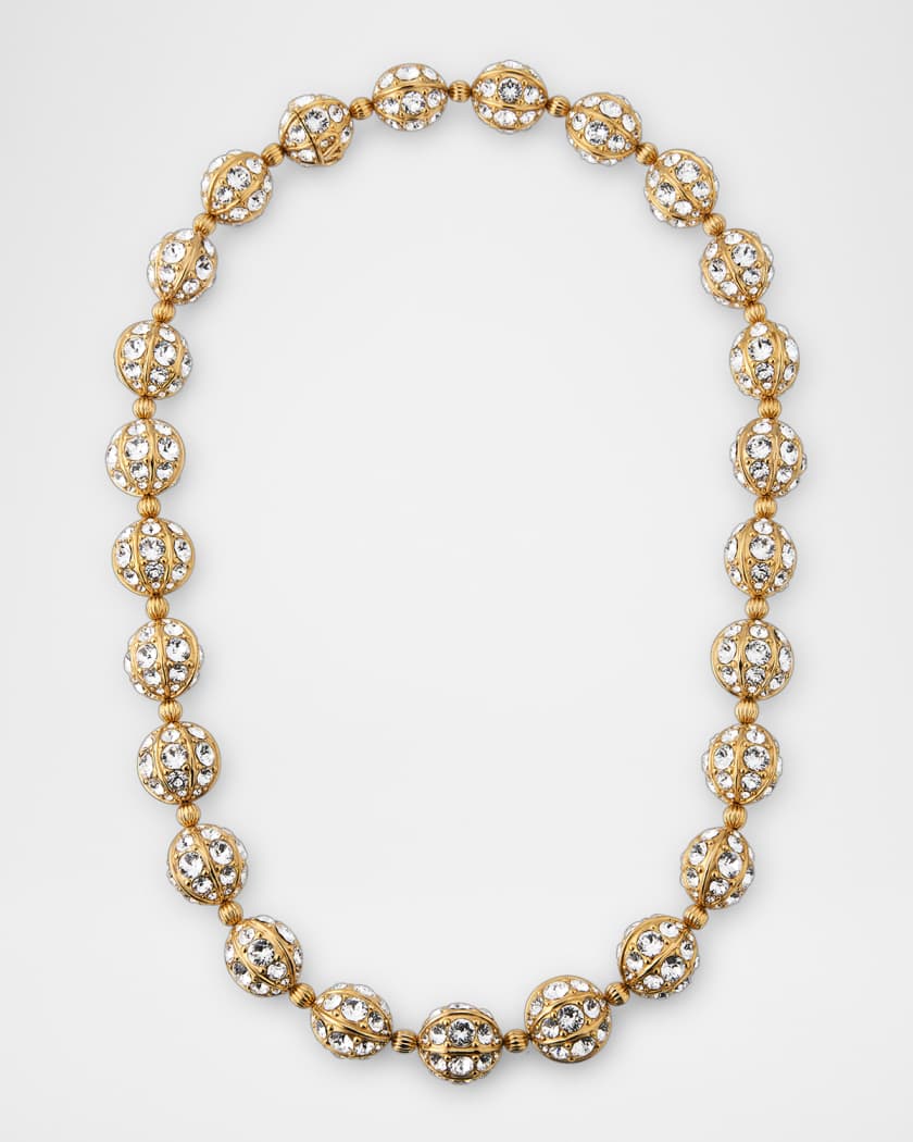 Valentino Garavani Poetiques Des Gouttes Crystal Necklace | Neiman