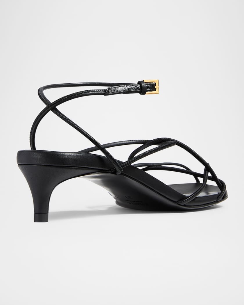 Loulou Nappa Leather Sandals