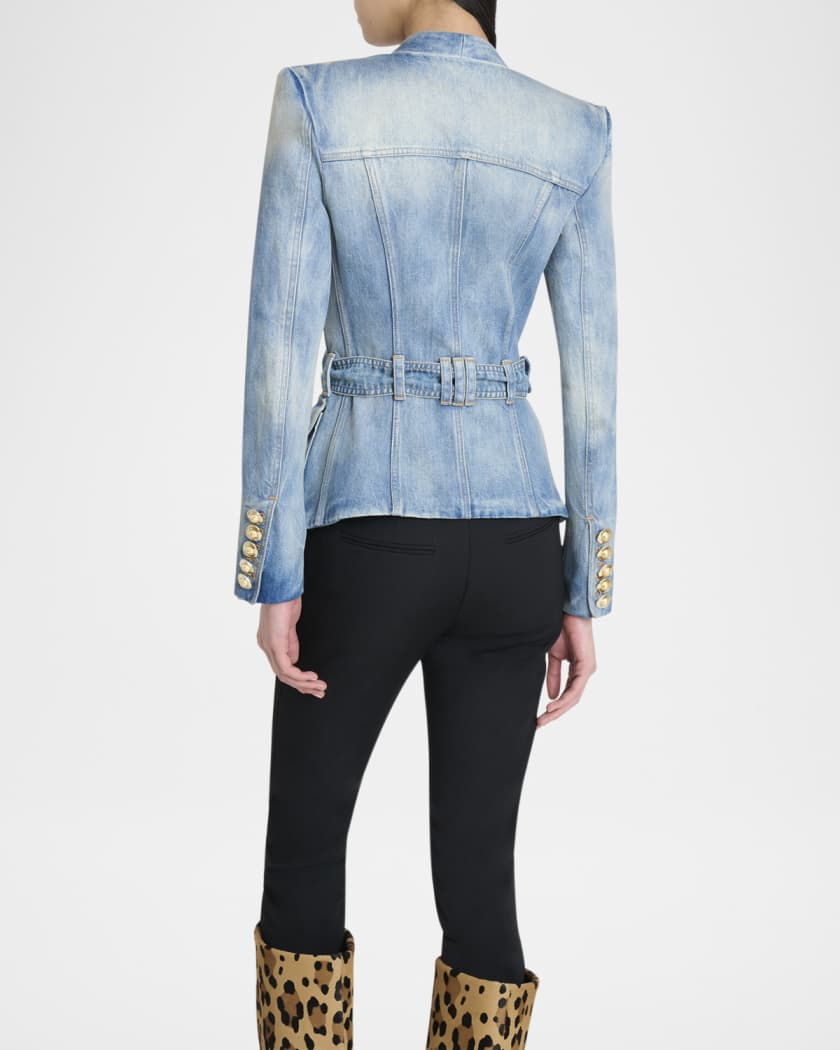 Belted Denim Jacket