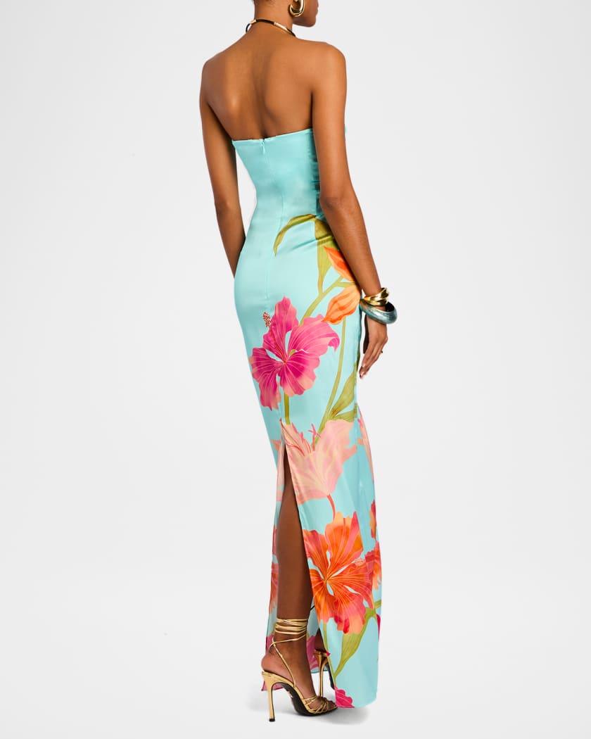 Vivi Strapless Floral Dress