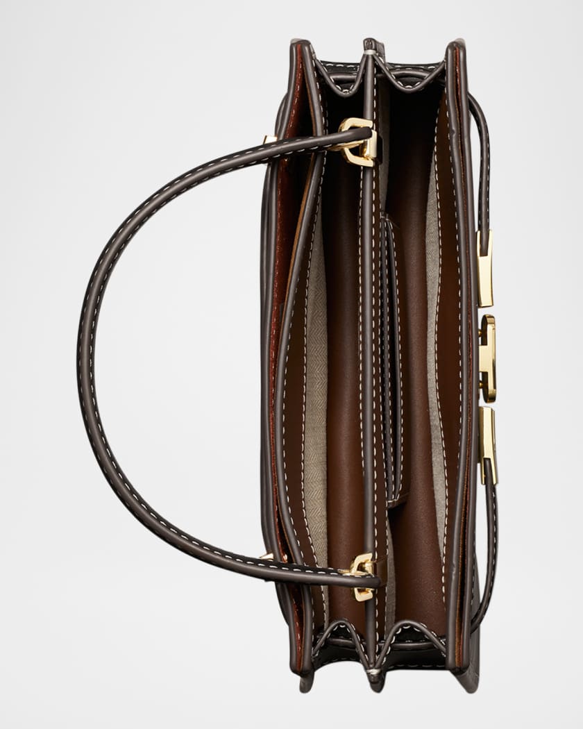 Lee Radziwill Petite Leather Top-Handle Bag