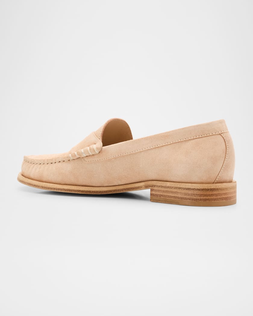 Lottie Suede Penny Loafers