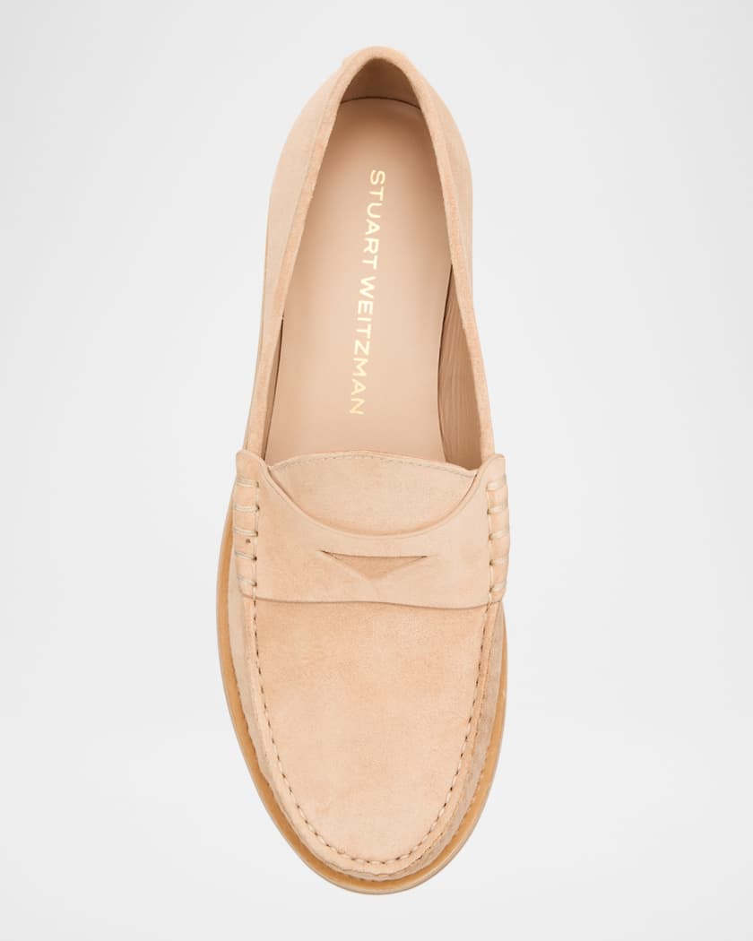 Lottie Suede Penny Loafers