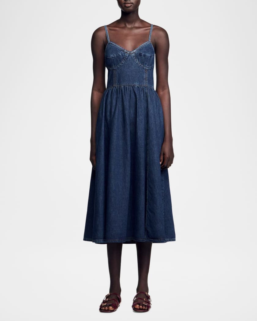 Sophie Denim Midi Dress