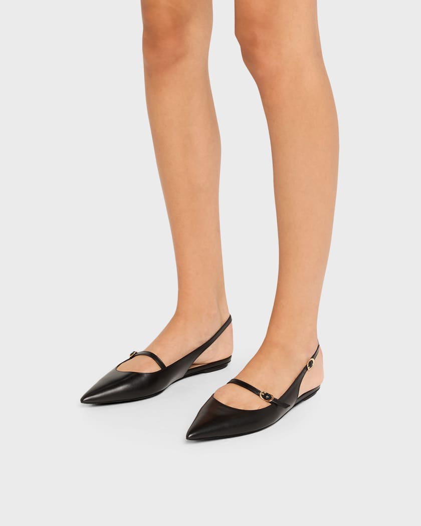 Emilia Mary Jane Slingback Ballerina Flats