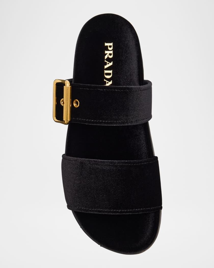Velvet Dual-Band Flat Sandals