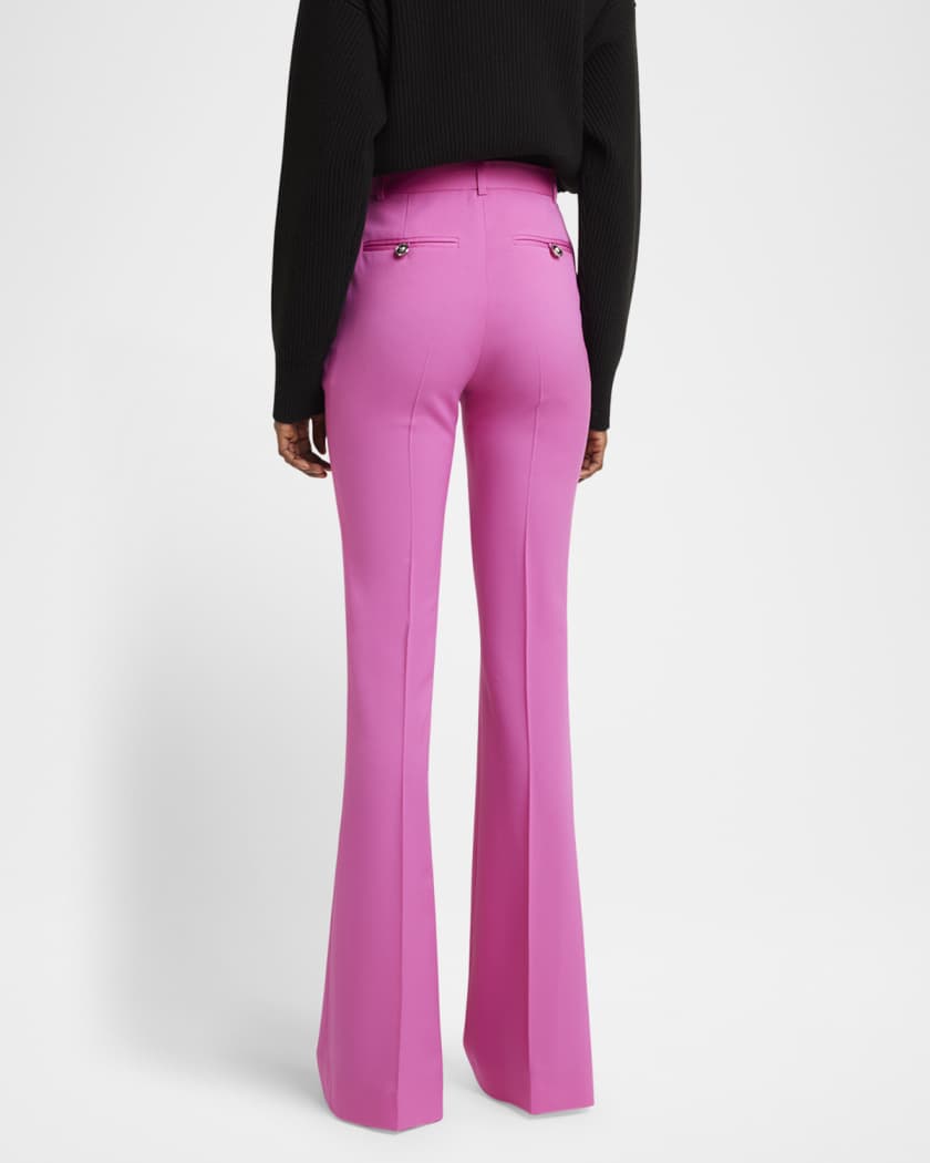 超ポイントアップ祭 Versace Responsible Informal Flare Gabardine Wool Stretch パンツ