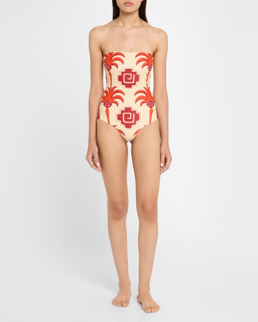 Alta Mar Strapless One-Piece Swimsuit