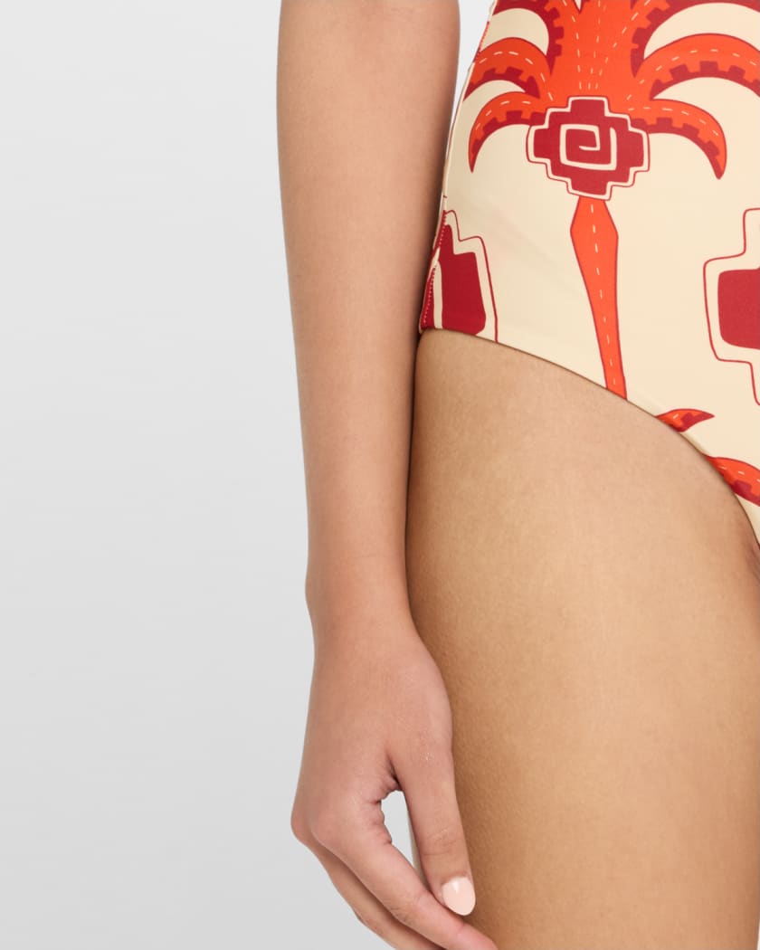 Alta Mar Strapless One-Piece Swimsuit