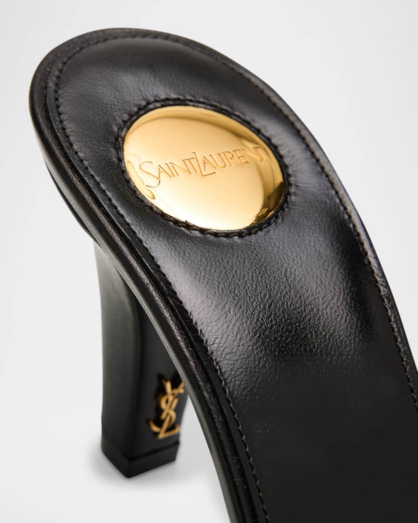 Jill Leather Crisscross Mule Sandals