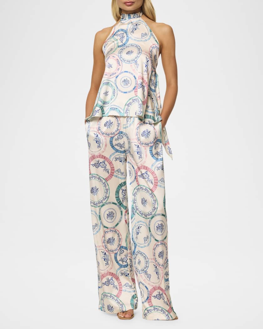 Reshma Straight-Leg Pants