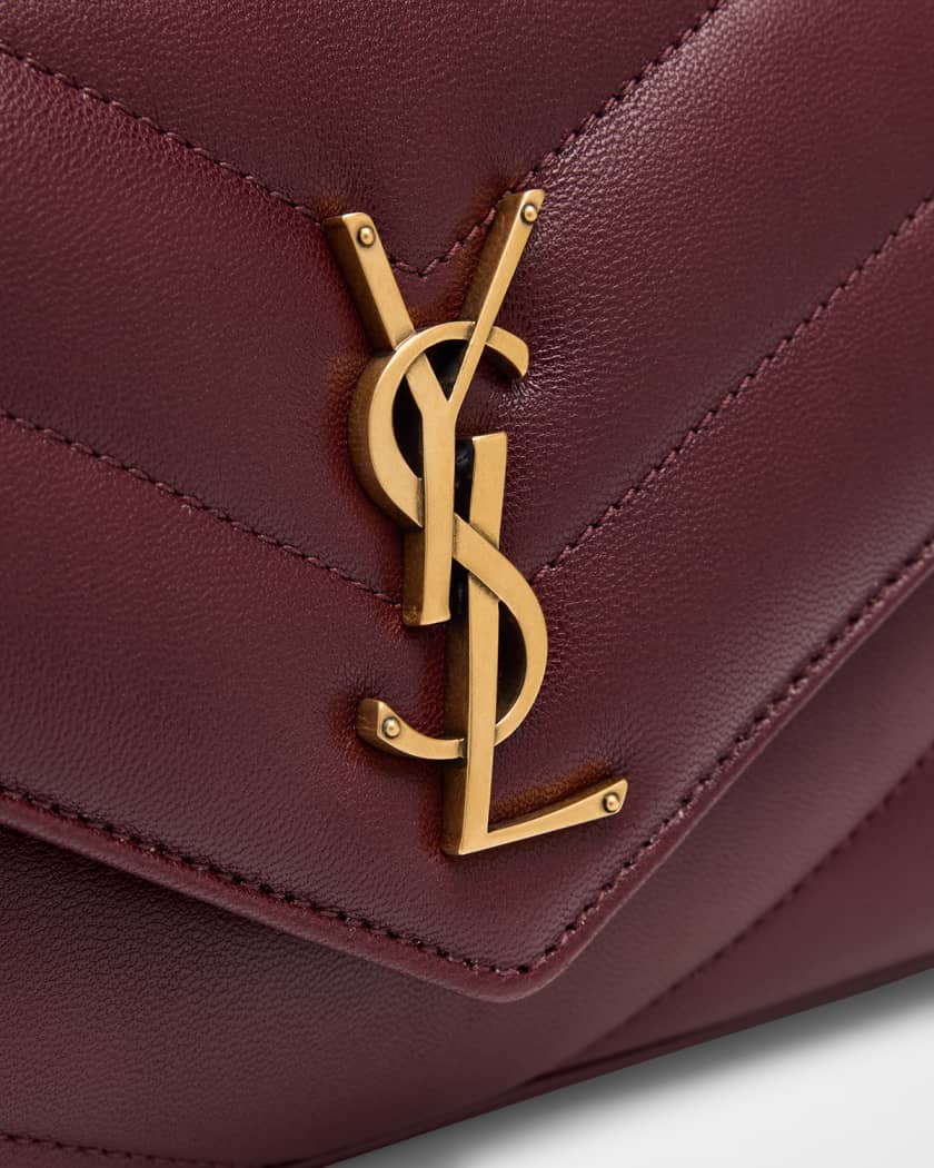 Loulou Small YSL Shoulder Bag in Quilted Leather 