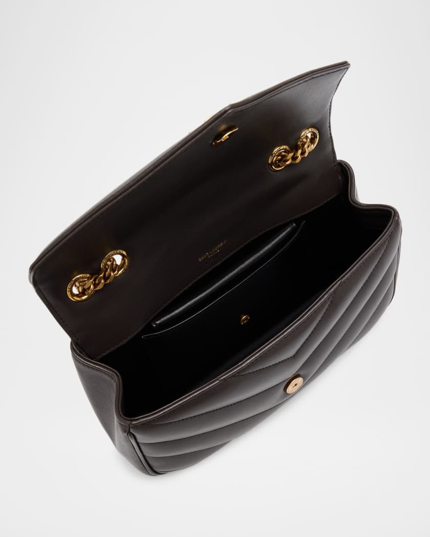 Loulou Small YSL Shoulder Bag in Quilted Leather 