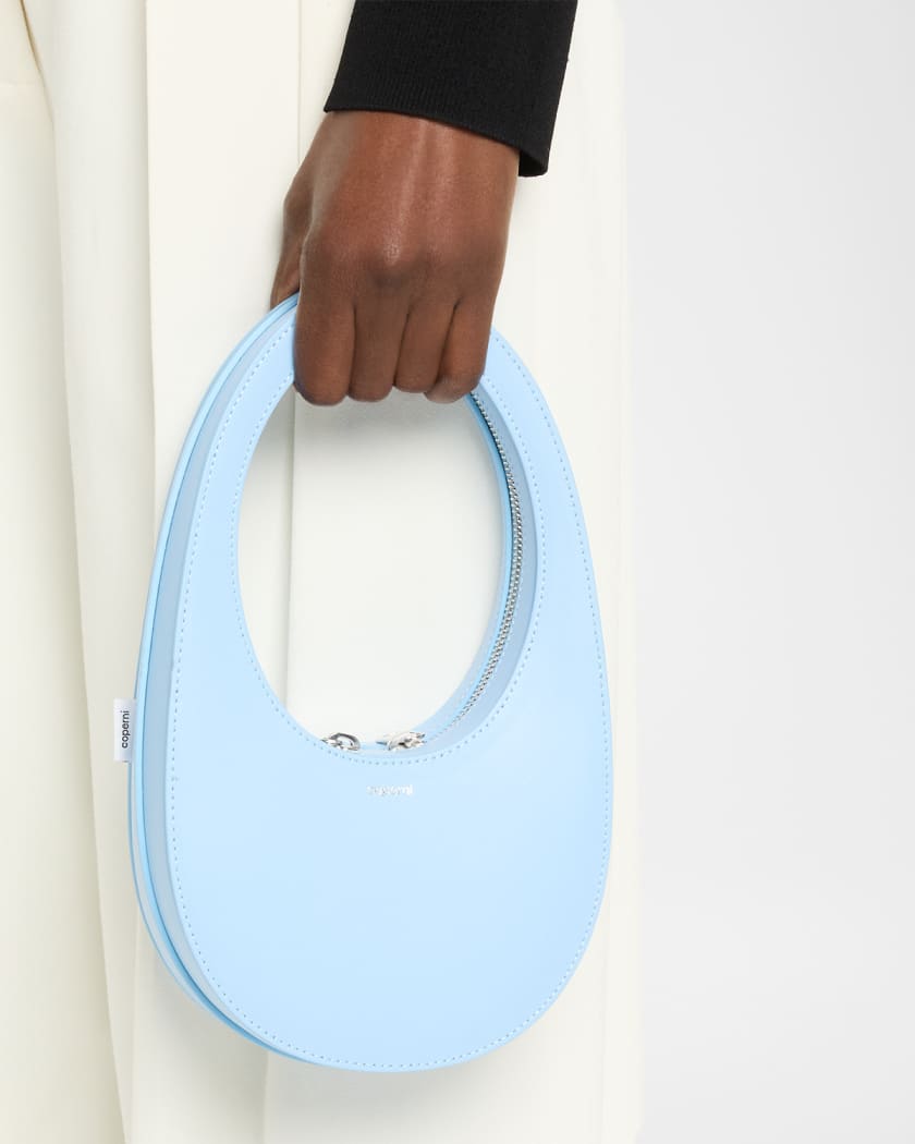 Swipe Mini Leather Top-Handle Bag