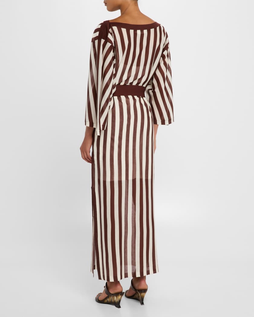 Lucky Contrast Stripe Dress