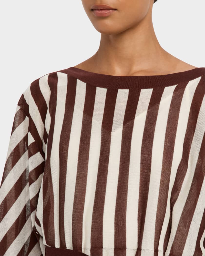 Lucky Contrast Stripe Dress