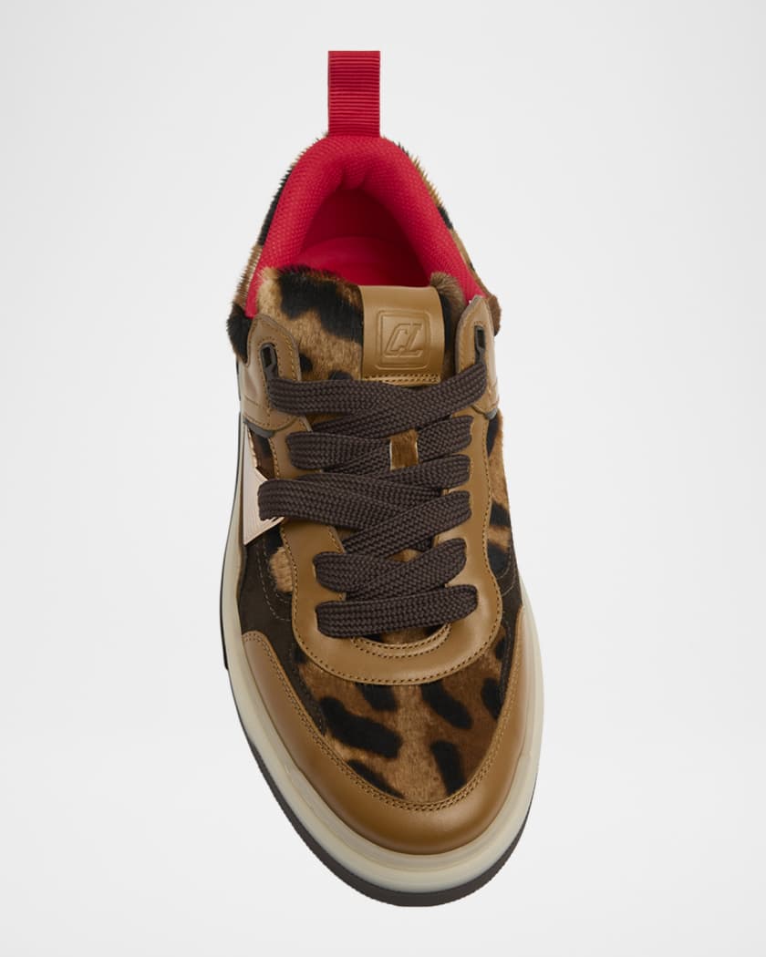 Men's Astroloubi Calf-Hair & Leather Low-Top Sneakers