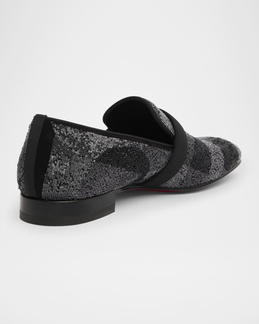 Men's Dandydecotracks Sequin Red-Sole Loafers