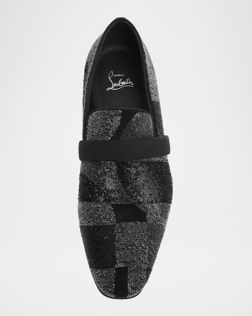 Men's Dandydecotracks Sequin Red-Sole Loafers