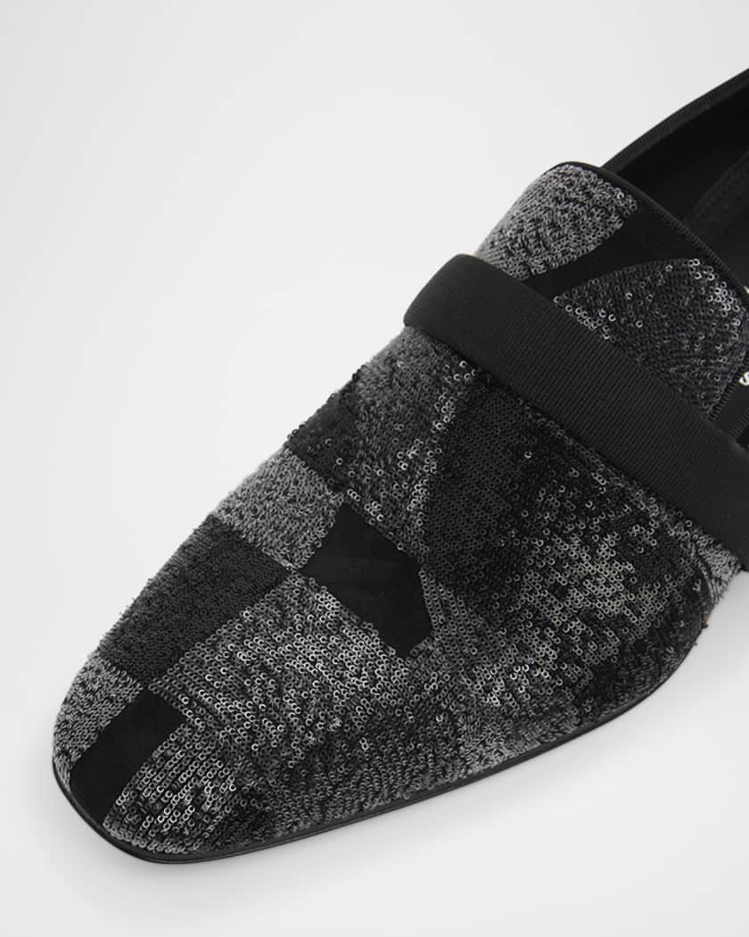 Men's Dandydecotracks Sequin Red-Sole Loafers