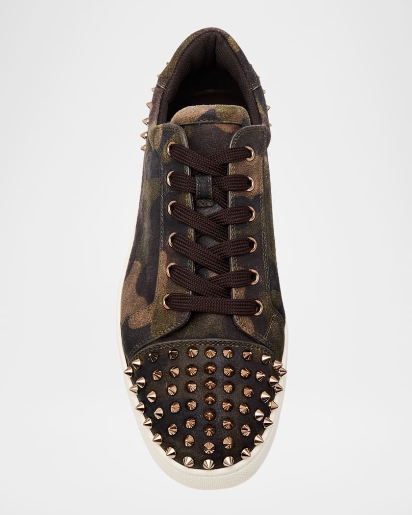 Men's Seavaste 2 Camouflage Reversed Leather Low-Top Sneakers