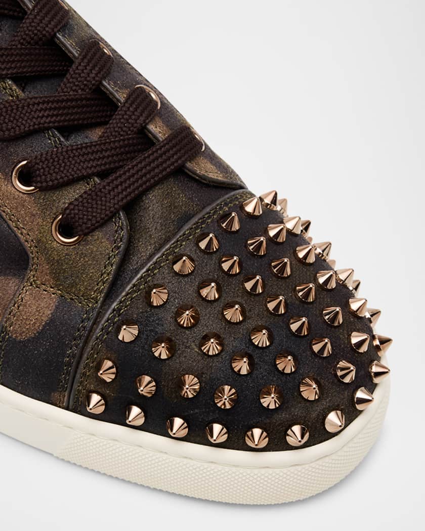 Men's Seavaste 2 Camouflage Reversed Leather Low-Top Sneakers