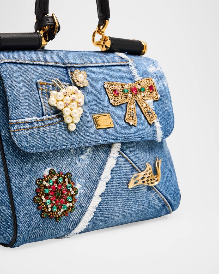 【関税＆送料込み】Dolce & Gabbana 'My Sicily' Calf Leather Dolce & Gabbana My Sicily Calf Leather Top Handle Bag | ModeSens