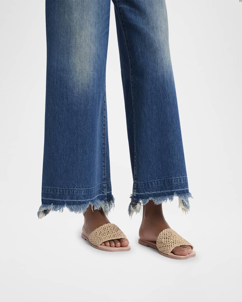 Soleil Crochet Slide Sandals