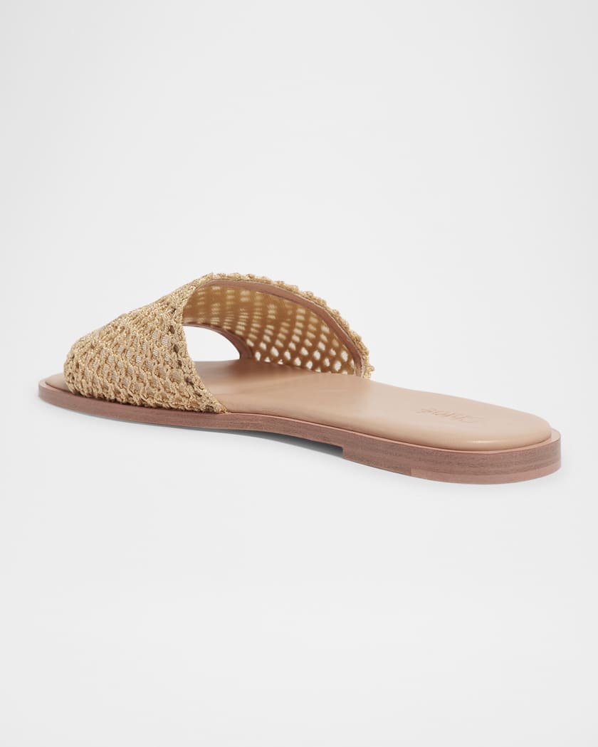 Soleil Crochet Slide Sandals