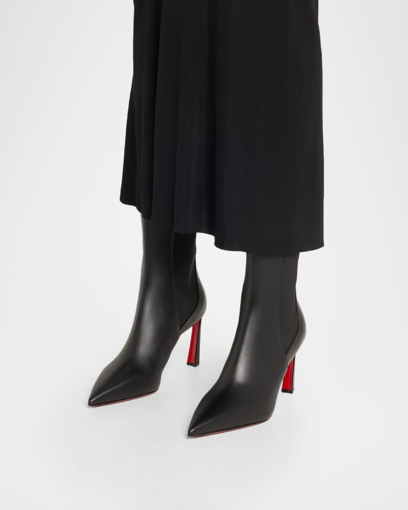 85mm Condodo Leather Knee-High Boots