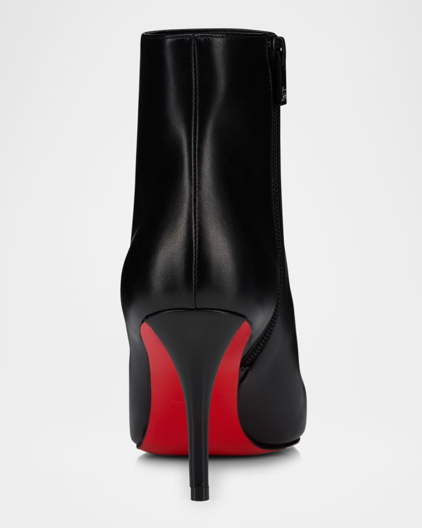 Miss Z Leather Red Sole Booties