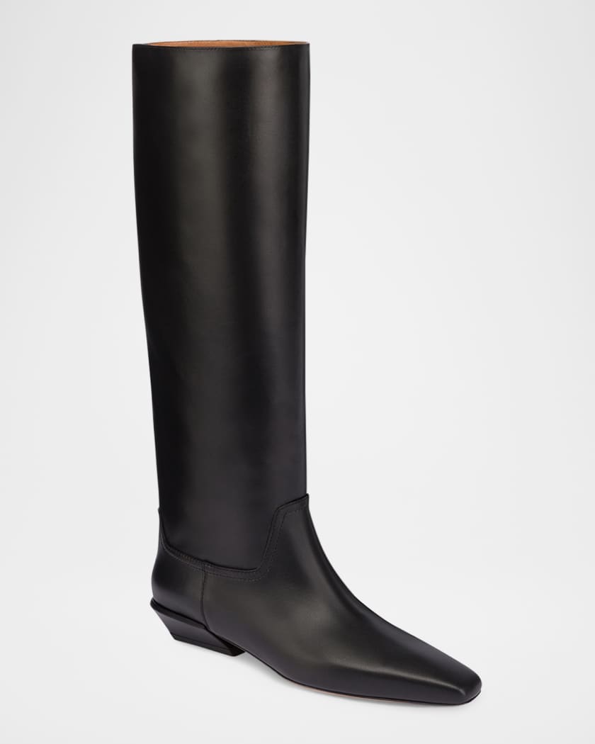 Bettina Leather Knee-High Boots