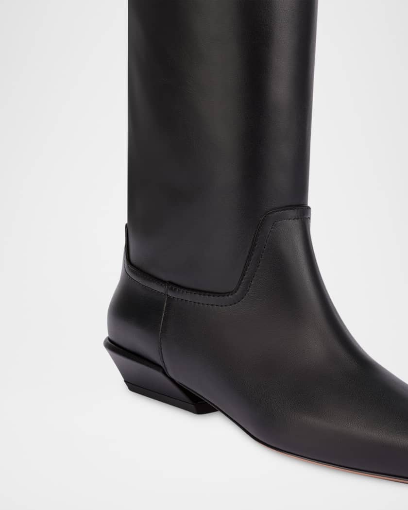 Bettina Leather Knee-High Boots