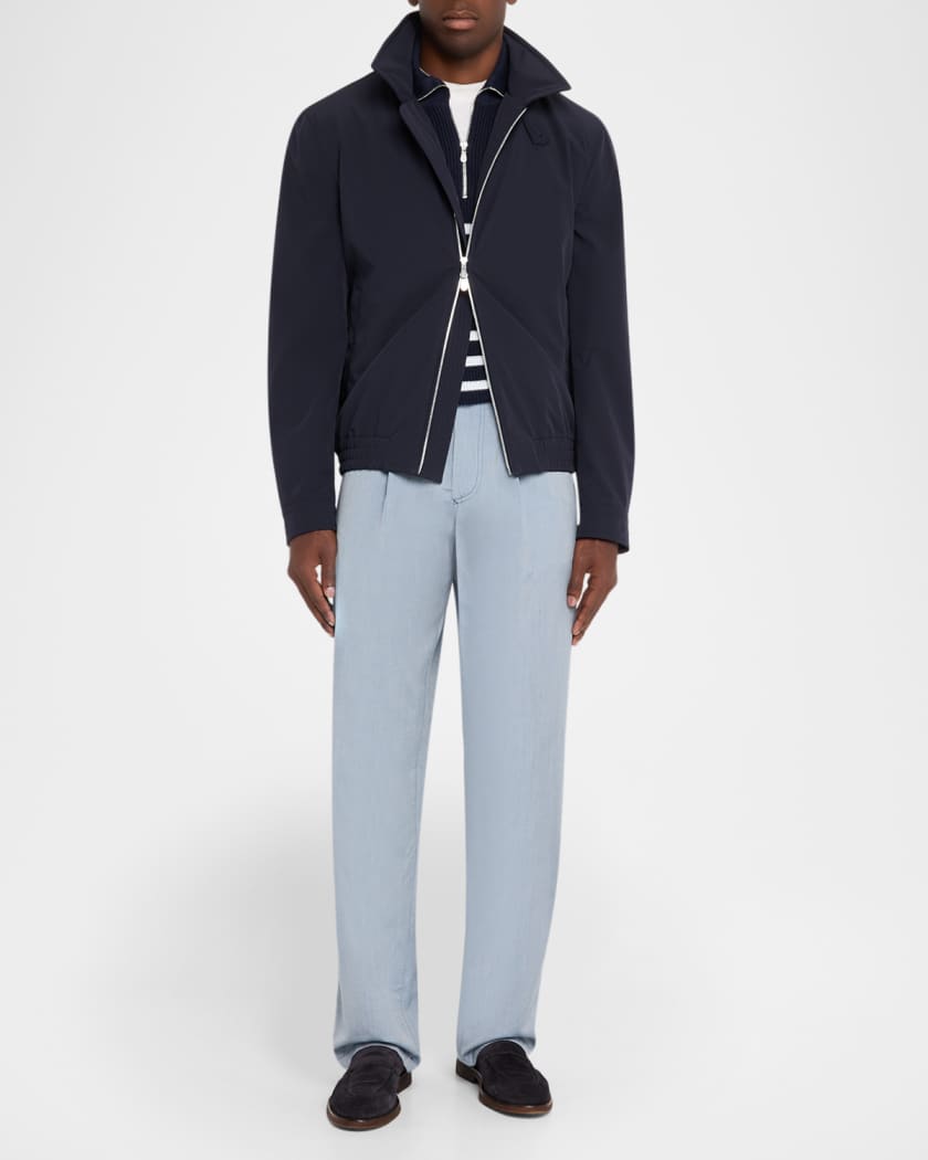 Brunello Cucinelli Men's High Summer Capsule Cotton Rib Half