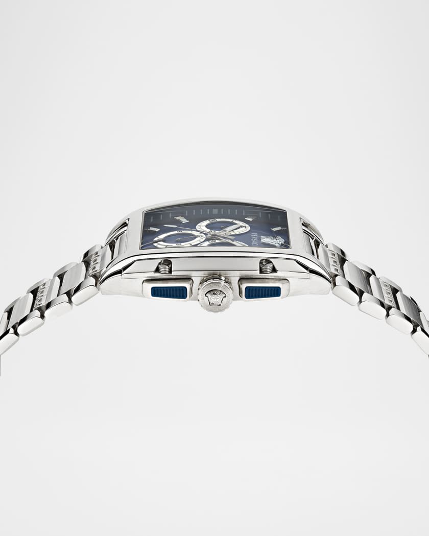 Men's Versace Dominus 42X50mm Stainless Steel Chronograph Watch