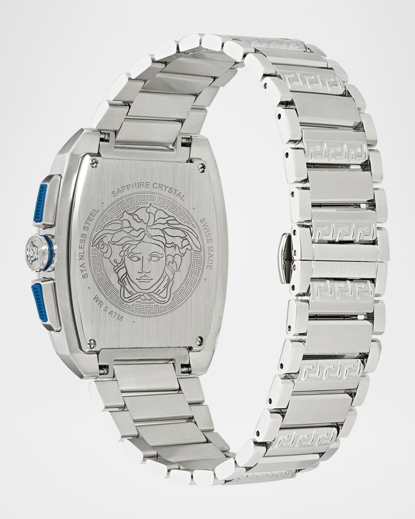 Men's Versace Dominus 42X50mm Stainless Steel Chronograph Watch