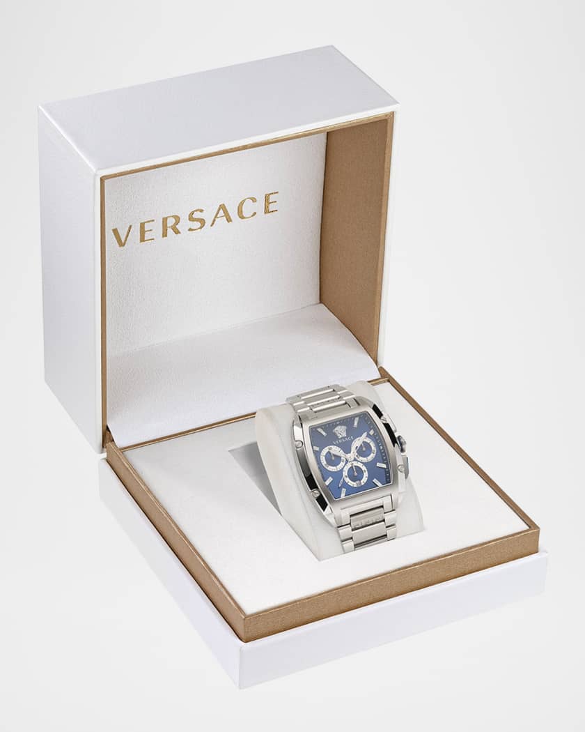 Men's Versace Dominus 42X50mm Stainless Steel Chronograph Watch